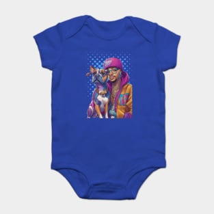 Rappers with Puppies Baby Bodysuit